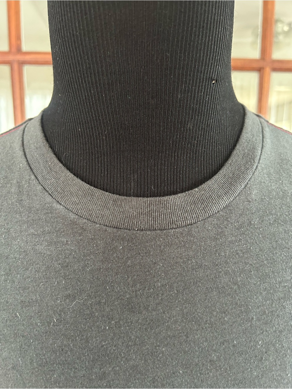RVCA Shirt Large Adult Dark Gray Spell Out Logo Tri Blend Casual - Picture 5 of 8